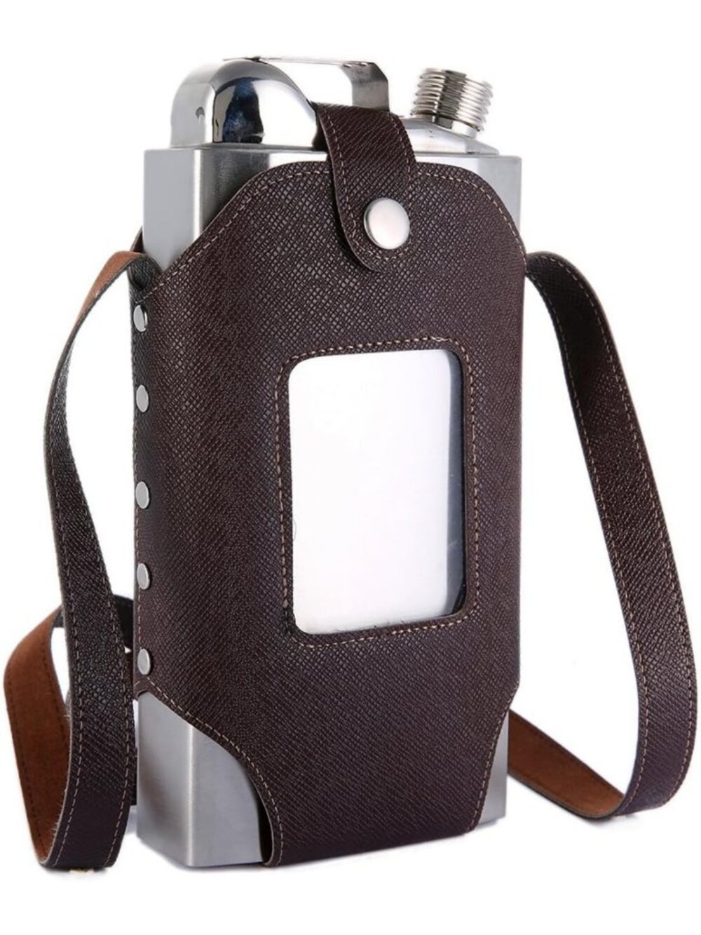 35 oz Stainless Steel Whiskey Hip Flask - Perfect for Gifts & Outdoor Adventures
